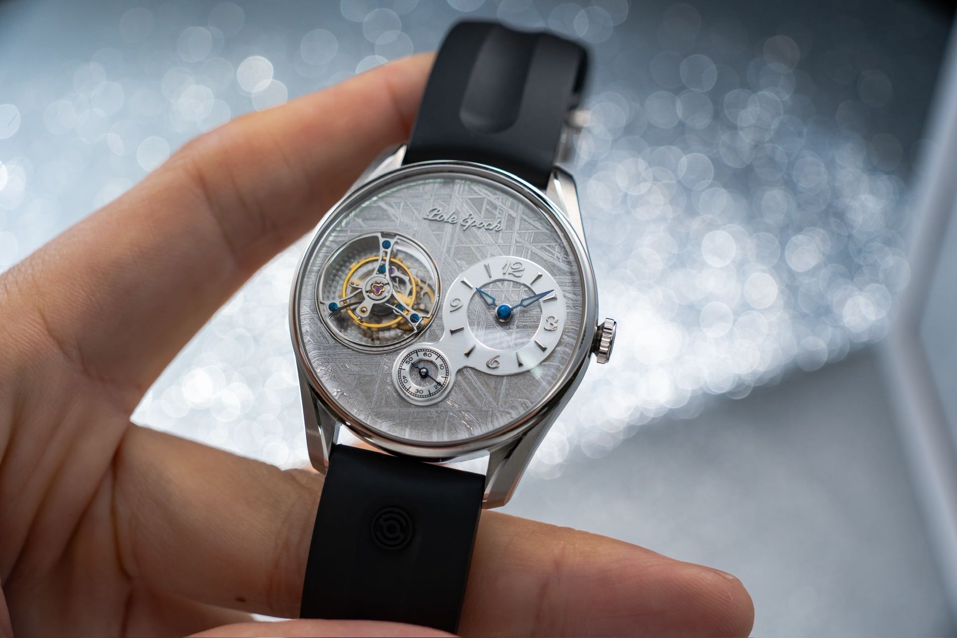 Tourbillon Movement Watch - Jichen 008 Meteorite Men's Mechanical Watch