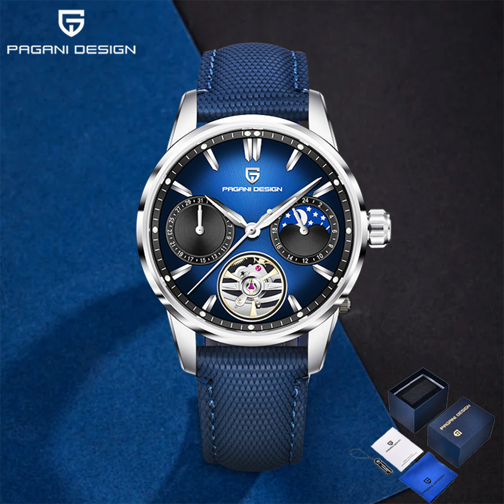 Luxury Watch Moon Phase - 2025Pagani design Tourbillon Luxury Men's Watch