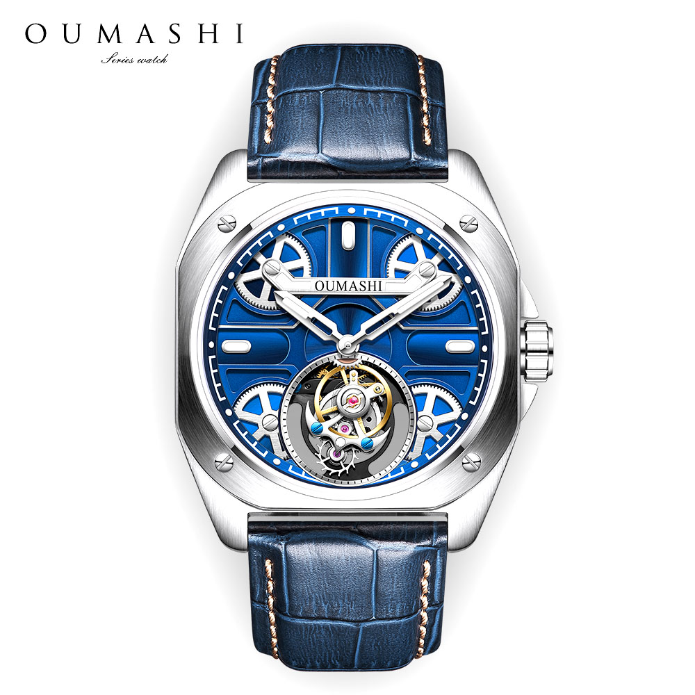 Tourbillon Movement Watch - 41mm Luxury men's watch Tourbillon Stainless