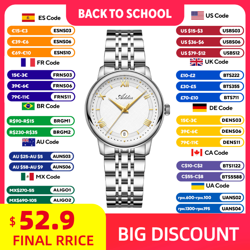 Luxury Watch Case Travel - ADDIES New Luxury Woman‘s Watch GM12