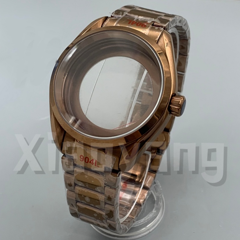 40MM NH35 Polish Bezel Rose Br - Bronze Case Watch review and price