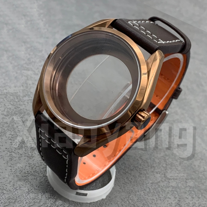40MM NH35 Polish Bezel Rose Br - Bronze Case Watch review and price