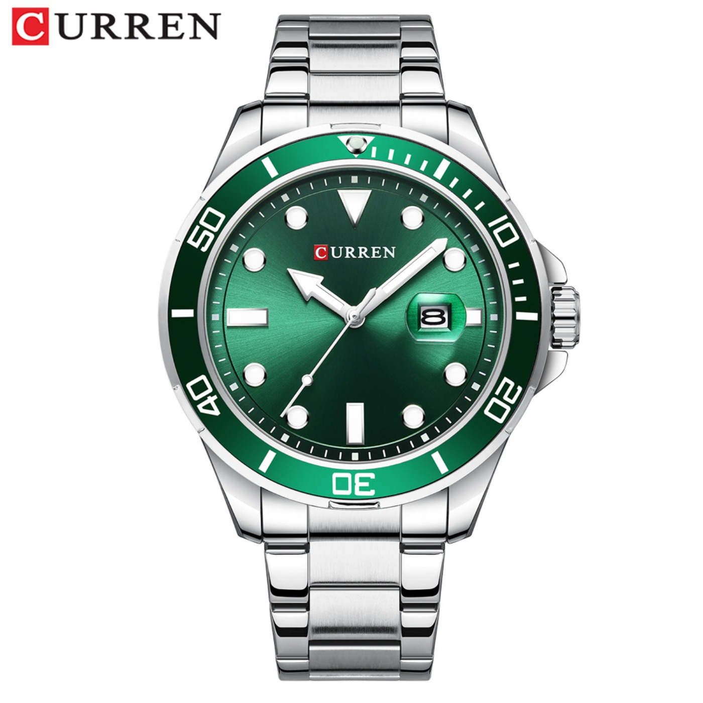 CURREN New Green Water Ghost S - Luxury Quartz Watch Brands review and price
