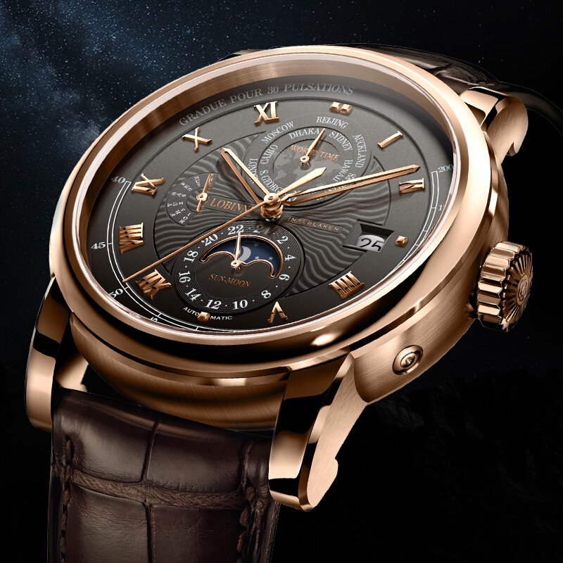 LOBINNI Men Automatic Watch 42 - Luxury Watch In The World review and price