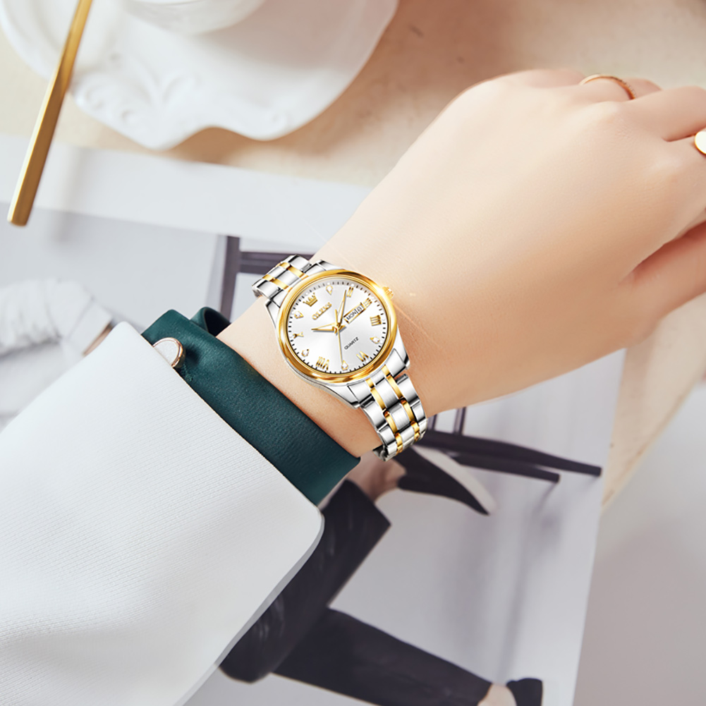 OLEVS 5563 New Fashion Women Q - Luxury Watch Moon Phase review and price
