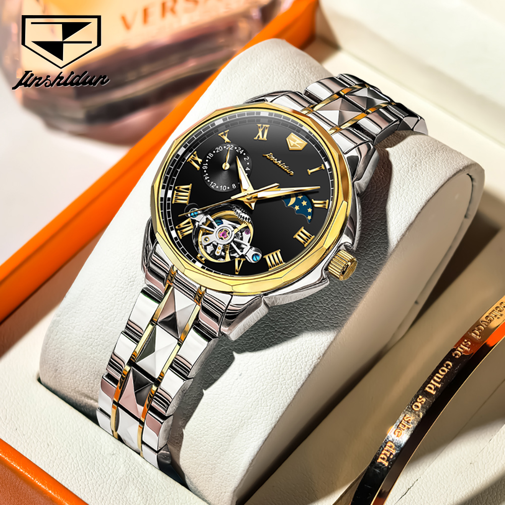 JSDUN 8937 Ladies Watches Auto - Luxury Watch Moon Phase review and price