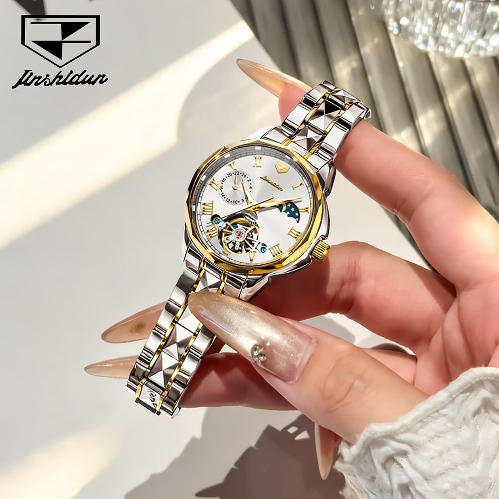 JSDUN 8937 Ladies Watches Auto - Luxury Watch Moon Phase review and price