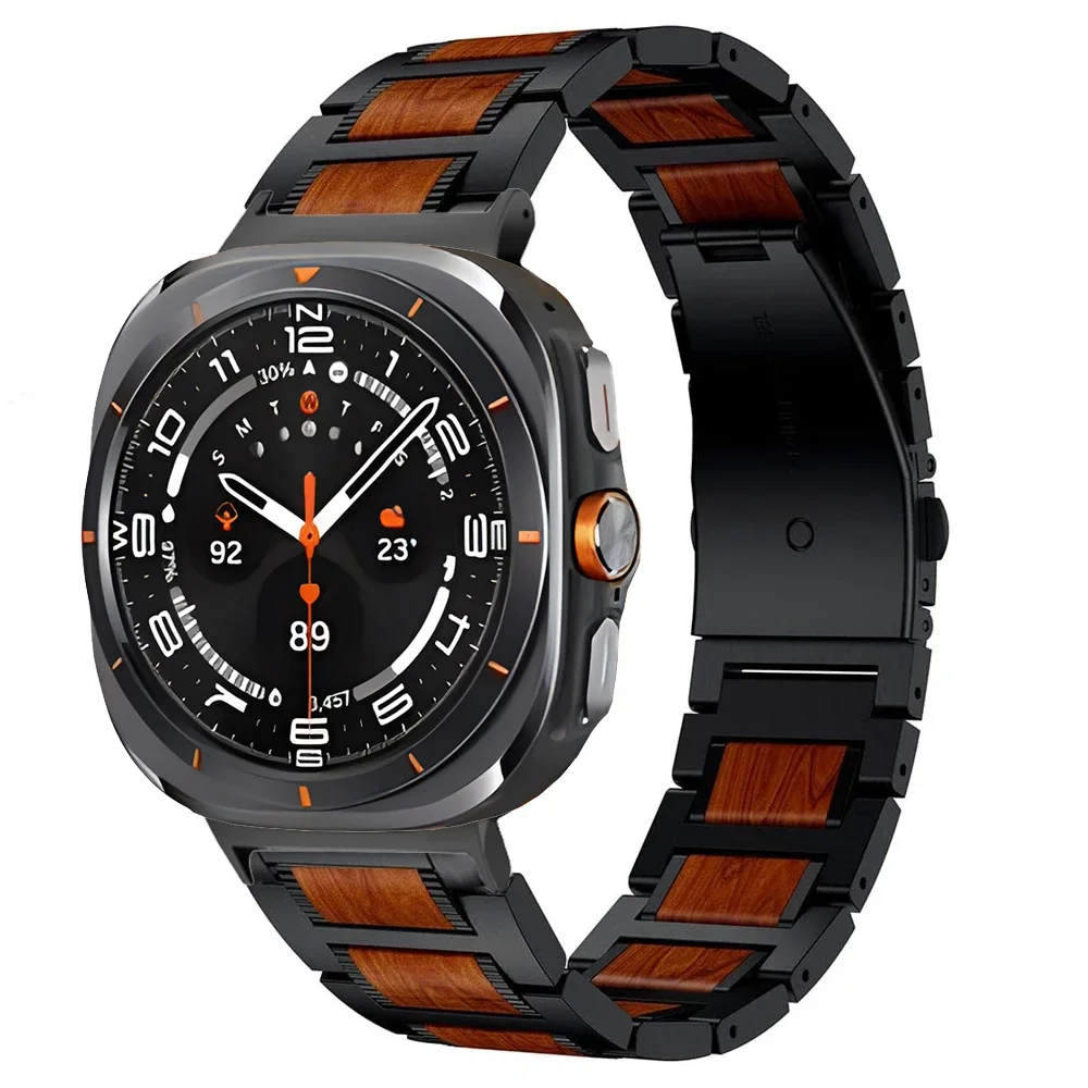 Luxury Rosewood+Metal Strap Fo - Luxury Watch Galaxy review and price