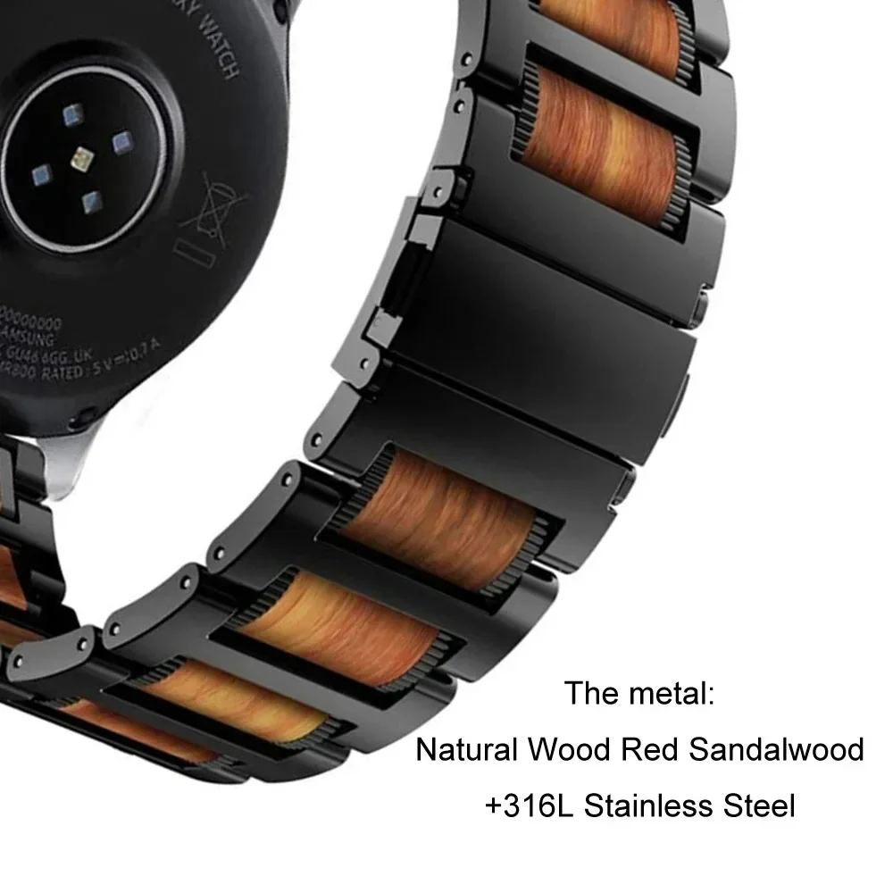 Luxury Rosewood+Metal Strap Fo - Luxury Watch Galaxy review and price