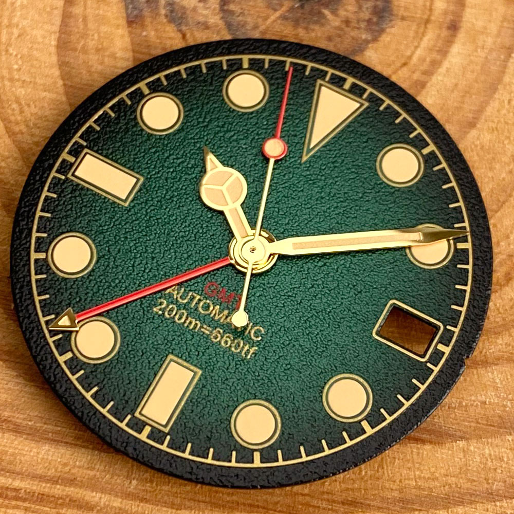 Luminous Brown Green 29mm Watc - Luxury Watch Face review and price