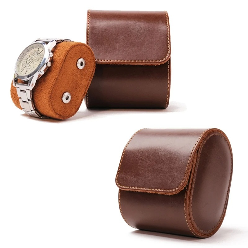 Luxury Brown Color Portable Me - Luxury Watch Case Travel review and price