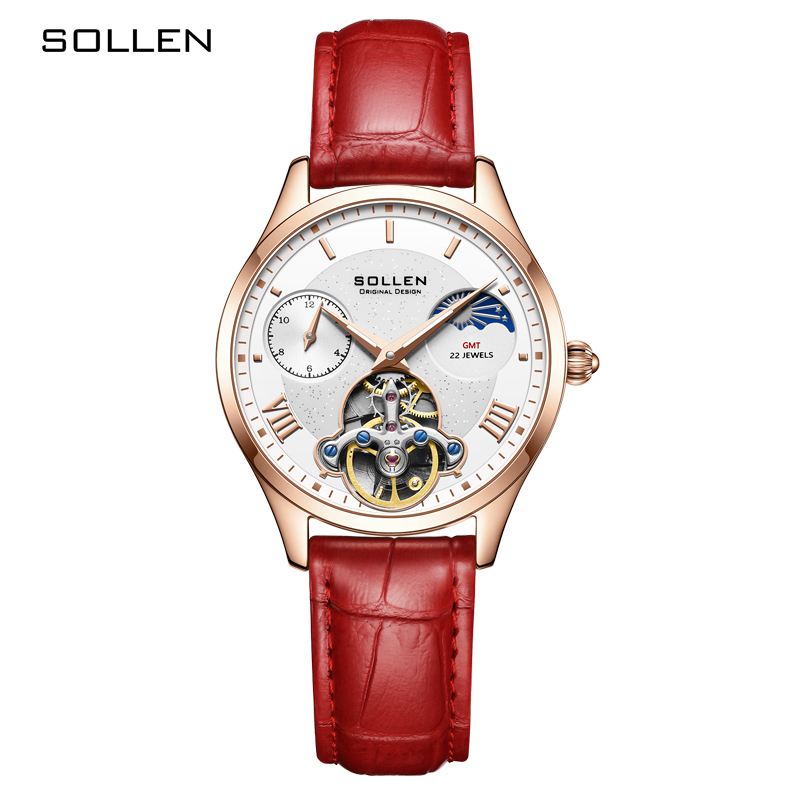 Switzerland SOLLEN Luxury Auto - Luxury Watch Moon Phase review and price