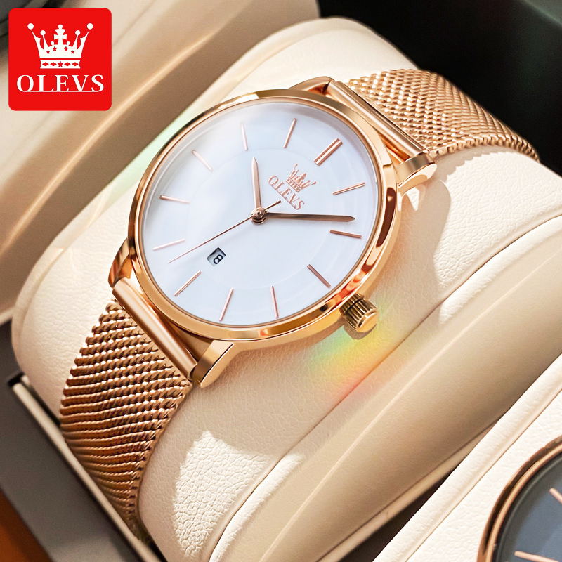 OLEVS Watches For Women Quartz - Luxury Watch Case Travel review and price
