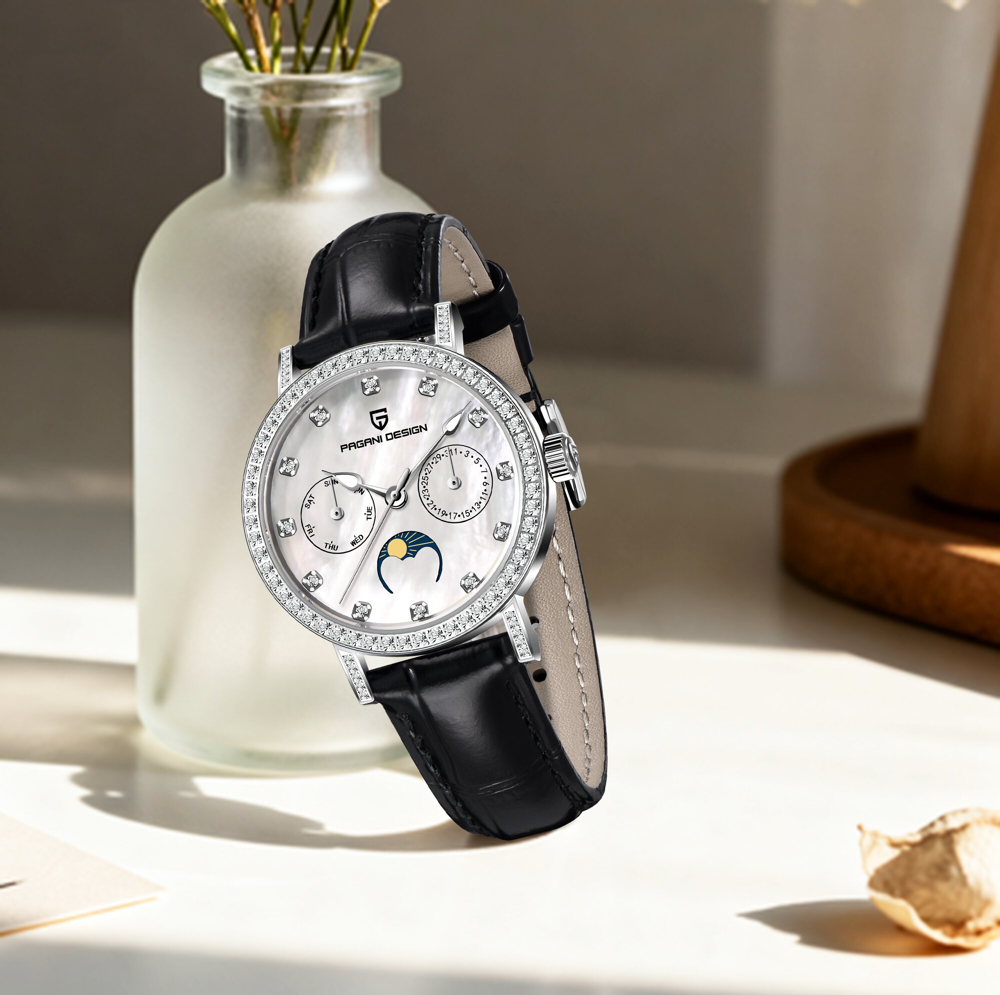 PAGANI DESIGN Elite Luxury Lad - Luxury Watch Moon Phase review and price
