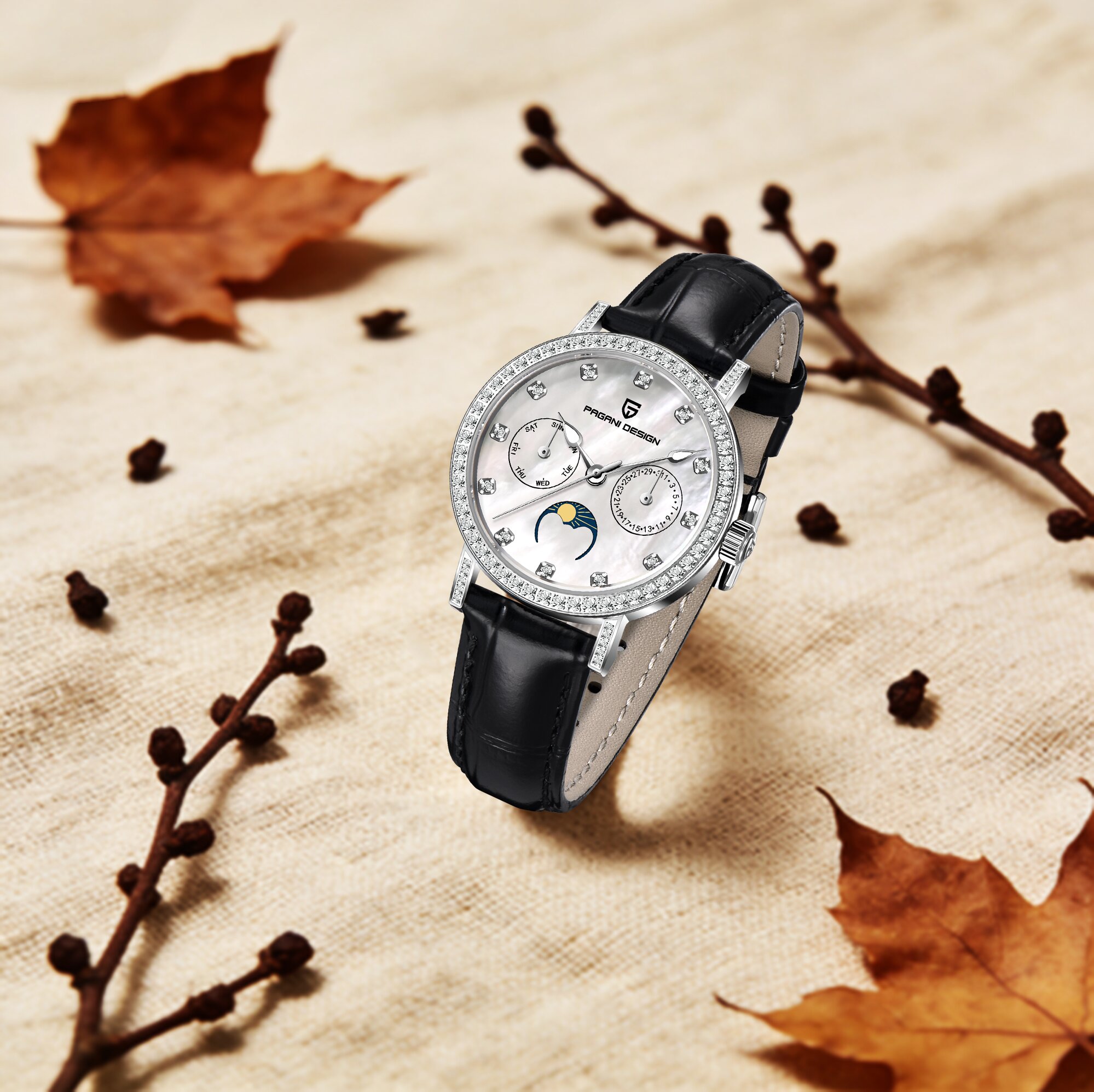 PAGANI DESIGN Elite Luxury Lad - Luxury Watch Moon Phase review and price