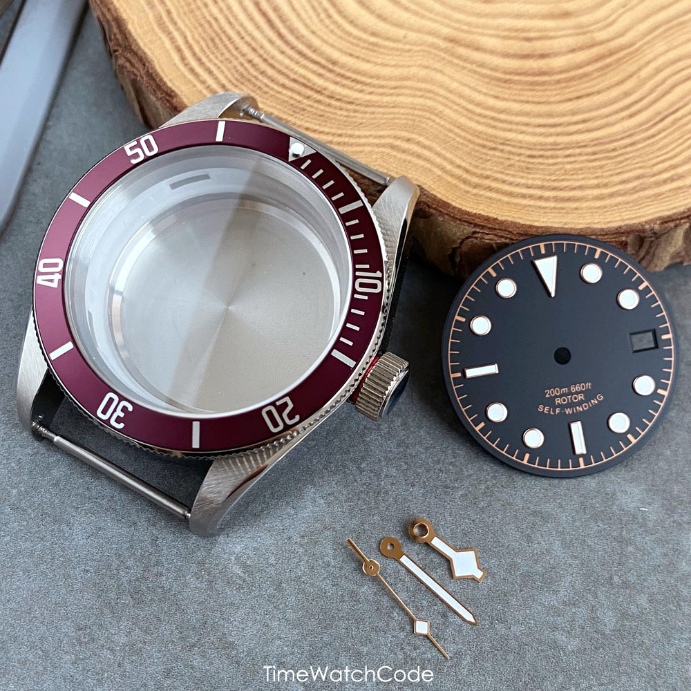 100m Waterproof Watch Case 41m - Bronze Case Watch review and price