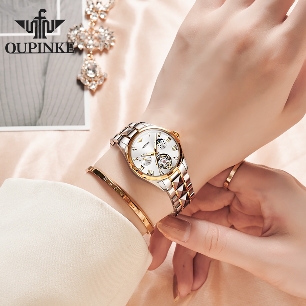 OUPINKE 3202 Luxury Business A - Luxury Watch Moon Phase review and price