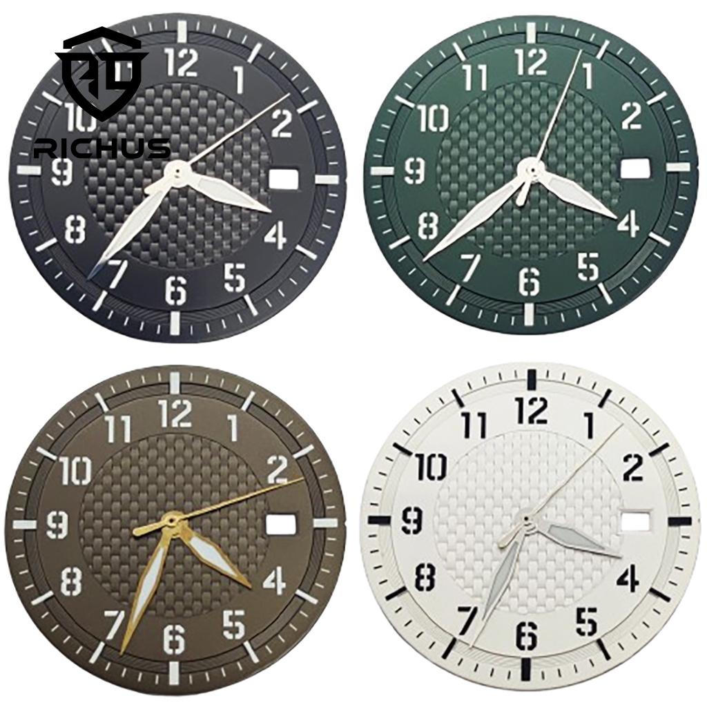 RICHUS 34mm Black Sterile Watc - Luxury Watch Face review and price