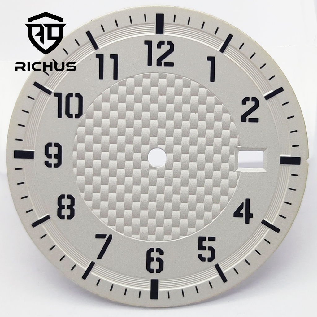 RICHUS 34mm Black Sterile Watc - Luxury Watch Face review and price