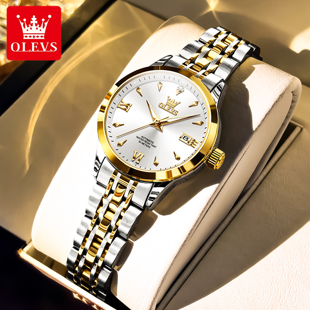 OLEVS 9956 Womens Watch Luxury - Luxury Watch Moon Phase review and price