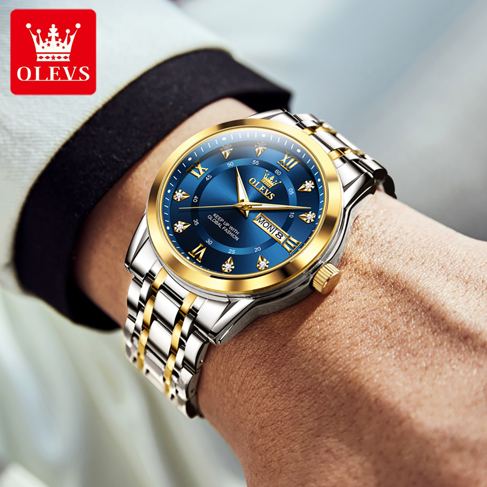 OLEVS Brand Fashion men's watc - Luxury Quartz Watch Brands review and price