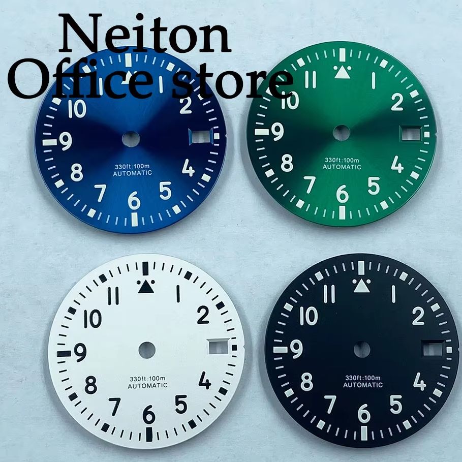 NEITON 29mm Black Blue Green W - Bronze Case Watch review and price