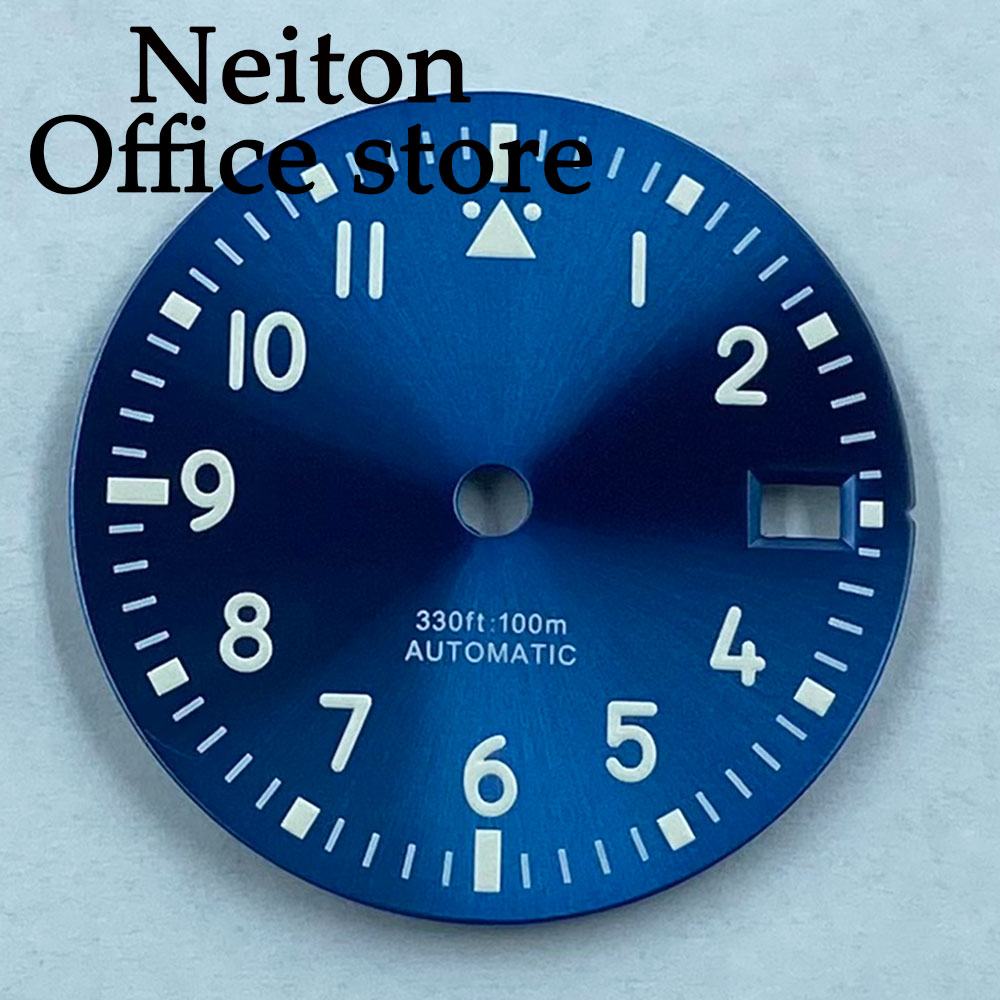 NEITON 29mm Black Blue Green W - Bronze Case Watch review and price