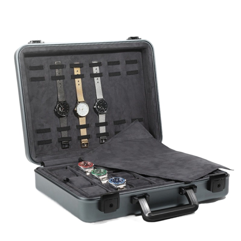 Aluminum Luxury Watch Box Larg - Luxury Watch Case Travel review and price