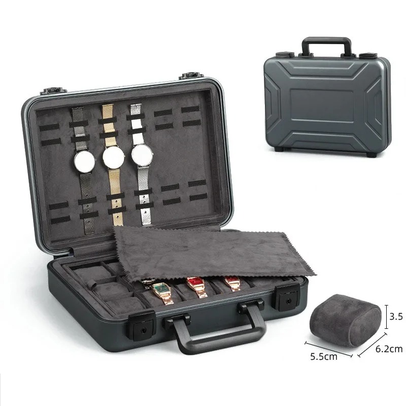 Aluminum Luxury Watch Box Larg - Luxury Watch Case Travel review and price