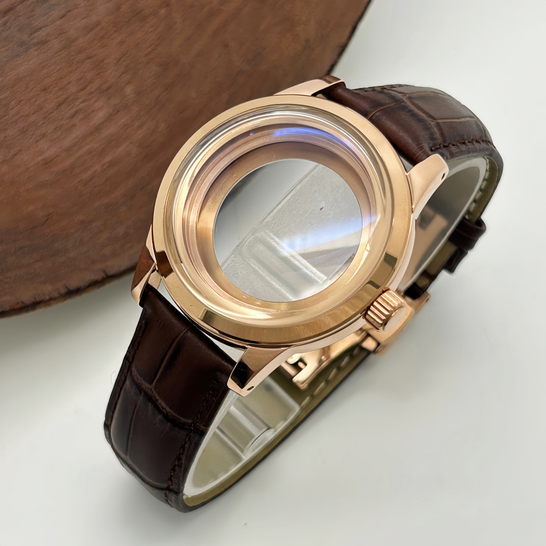 39mm Watch Case Butterfly Doub - Bronze Case Watch review and price