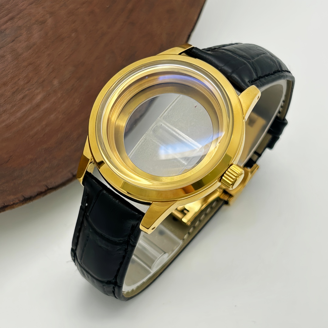 39mm Watch Case Butterfly Doub - Bronze Case Watch review and price
