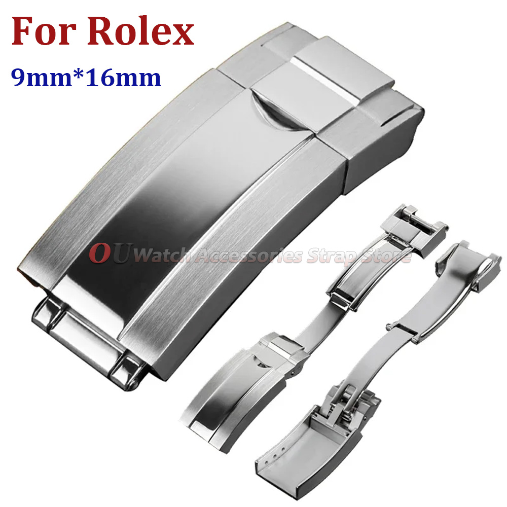 9mmx16mm Stainless Steel Deplo - Luxury Watch Face review and price