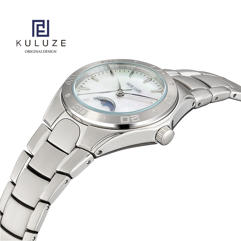 KULUZE Titanium Lady Watch Swi - Luxury Watch Moon Phase review and price